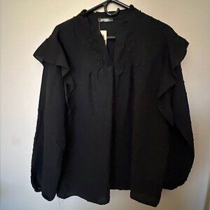 2. Belong to Fashion NWT Swiss Dot Blouse XL